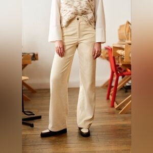 Sézane Corduroy Wide Leg Trousers